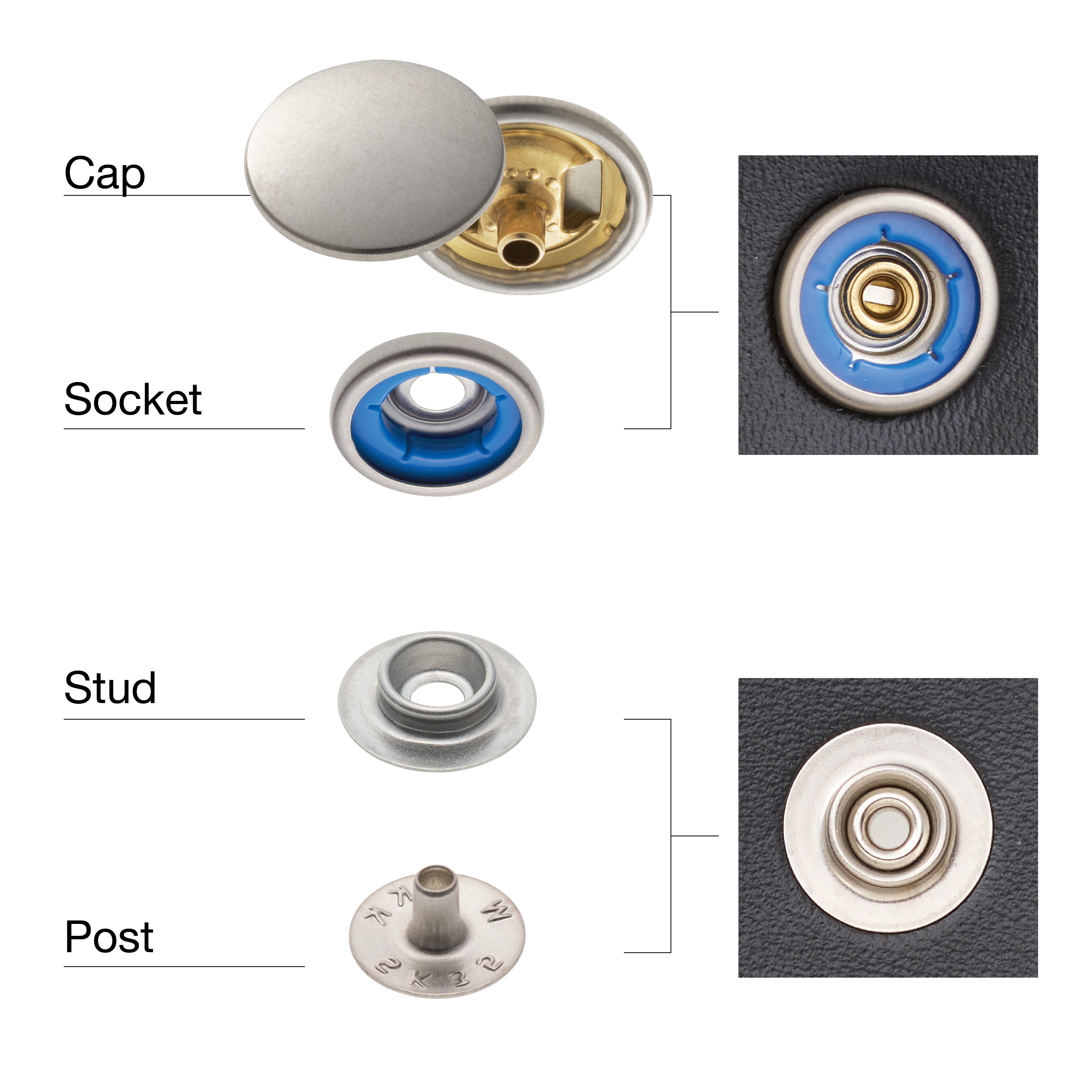 Stainless Steel Snap & Button | YKK DIGITAL SHOWROOM